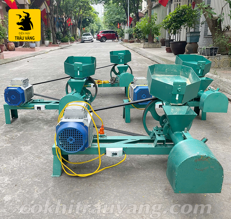 Máy ép cám viên nổi mini