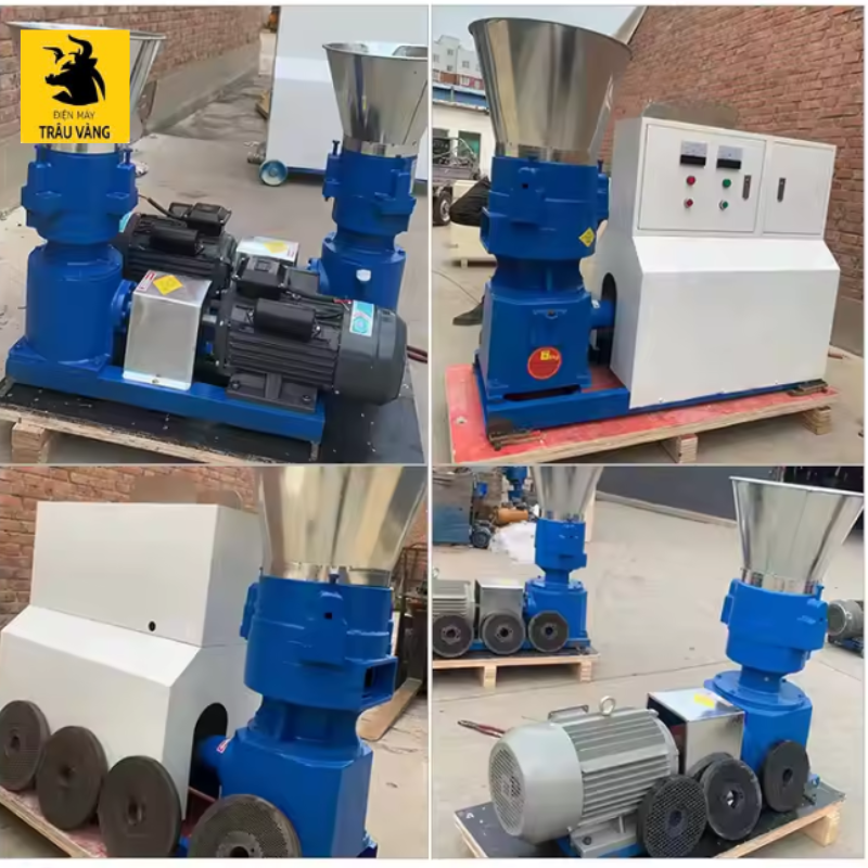 máy ép viên nén gỗ Trâu Vàng